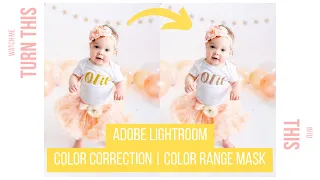 HOW TO CHANGE A SPECIFIC COLOR USING ADOBE LIGHTROOM'S COLOR RANGE MASKING TOOL | COLOR RANGE