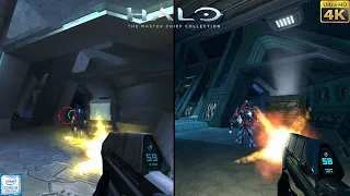 Halo Combat Evolved Original VS Remastered MCC Enhanced 4K Blind Test Graphics Comparison