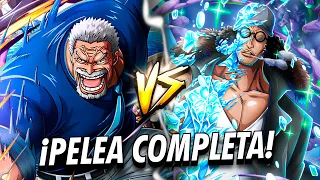 Garp Vs. Aokiji (Pelea completa) - ¡Maestro contra Alumno! | One Piece