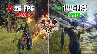 BEST Fps Boost Settings For Dragon's Dogma 2 ✅ | Fix Lag & Stuttering | Max FPS Guide