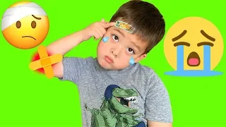 The Boo Boo Story By Jacob, Jeremy And Daddy | Kids Pretend Play|Educational Video For Kids