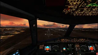 İzmir iniş THY Microsoft Flight Simulator