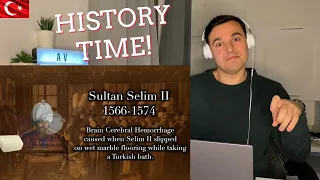 Every Ottoman Sultan And How They Died 🇹🇷 Italian Reaction