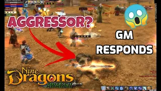 [Response] 9Dragons Awaken - DarkAlan's Answer to [GM] About Being the "Aggressor"