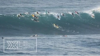 Grant Baker at Waimea Bay - 2015 Billabong Ride of the Year Entry - XXL Big Wave Awards