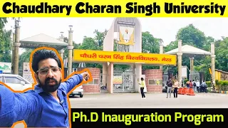 PhD Inauguration Program | Chaudhary Charan Singh University | Ph.D course work #ccsu #phd #meerut
