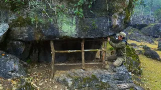 365 days of building a survival shelter in a wild cave.Full video from start to finish.