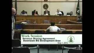 5/1/12 Board of Commissioners Work Session