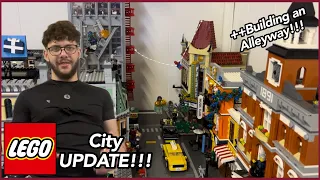 Building an Alleyway for my Lego City | Lego City Update