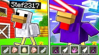 POLLO DI LIVELLO 1 VS POLLO DI LIVELLO 9999! - MINECRAFT