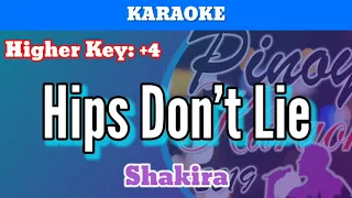 Hips Don't Lie by Shakira (Karaoke : Higher Key : +4)