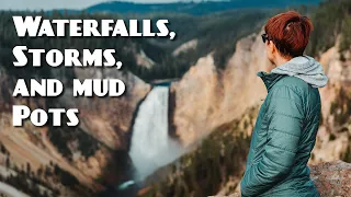 Upper and Lower Falls | Yellowstone National Park | Travel Vlog