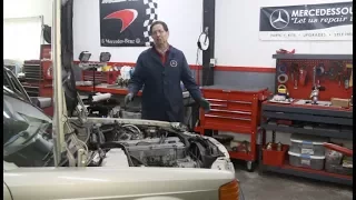 See How Fritz My Mercedes W126 280SE Was Able to Make it to the Shop