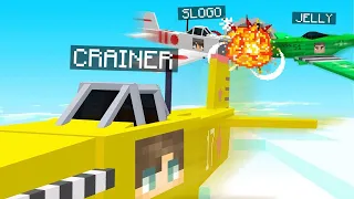 I Made My Friends CRASH In Minecraft! (Flight Simulator Mod)