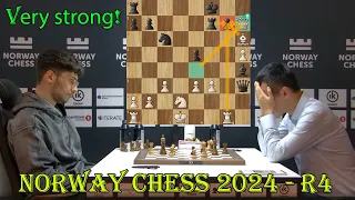 STRONG ATTACK!! Alireza Firouzja vs Ding Liren || Norway Chess 2024 - R4