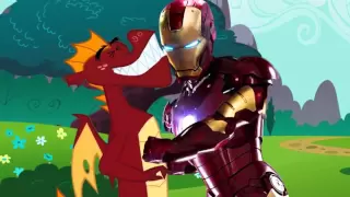 Железный человек и Пони (Iron Man meets My Little Pony) [Rus by Rissy]