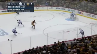 Rasmus Sandin's Huge Hit On Jake Guentzel