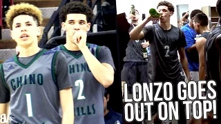 Lonzo Ball's LAST High School Game! SAVES State Title & Undefeated Season! Chino Hills v De La Salle