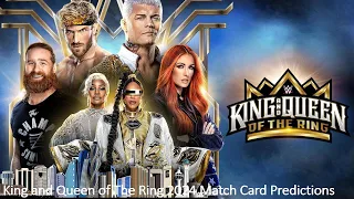 King and Queen Of The Ring Match Card Predictions