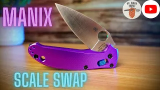 Spyderco Manix - How to Swap Scales