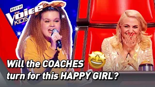 This 12-year old is the HAPPIEST TALENT on The Voice Kids! 🤩 | The Voice Stage #75