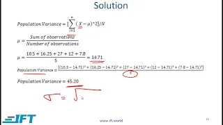 Level I CFA: Quant Statistical Concepts and Market Returns-Lecture 3