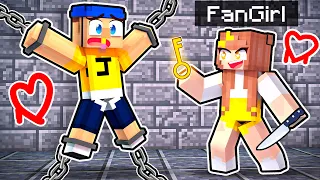 Jeffy Has A CRAZY FAN GIRL in Minecraft!