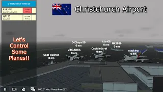 Controlling Tower Operations at Christchurch Airport | RFS ATC gameplay | Real Flight Simulator