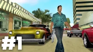 GTA Vice City - Mission In The Beginning & An Old Friend & The Party Walk through | Part 1