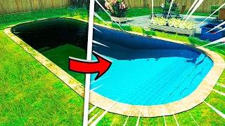 Cleaning virtual pools should NOT be this satisfying...