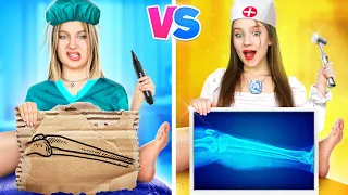 Rich Doctor VS Poor Doctor in a Hospital || I Faked Being Sick to Skip School