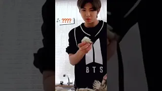 POV: you let rm cut the veggies 🥗😭🤣🤣 #rm #joonie #namjoon #shorts