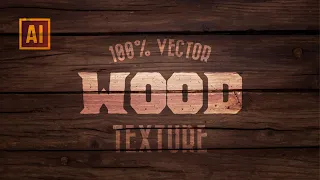 How to create 100% realistic vector wooden texture in Adobe Illustrator