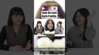 Koreans React to Jane De Leon, Kylie Padilla