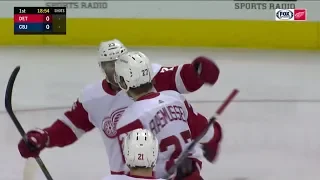 Michael Rasmussen's First NHL Goal - 10/30/18