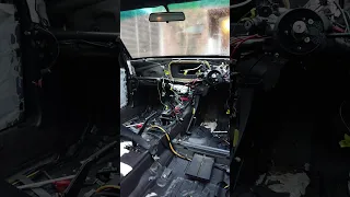 Mercedes 190e w201 interior removed