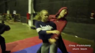 Rehearsal and previous for the film "GUARDIANS". Ksenia fight scene.