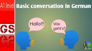 Learn German for beginners || Learn German with dialogue || Wie geht's|| Basic German conversation