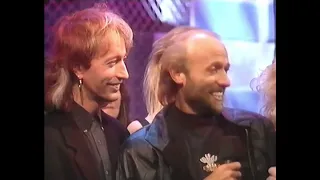 Robin and Maurice Gibb brief appearance on TOTP “25 year special” (31 December 1988)
