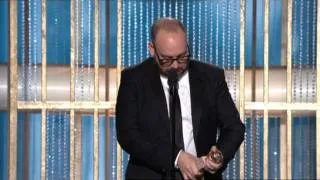 Paul Giamatti Wins Best Actor Motion Picture Musical or Comedy - Golden Globes 2011