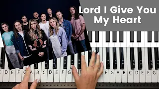 This Is My Desire (Lord I Give You My Heart) - Piano Tutorial and Chords (Hillsong Worship)