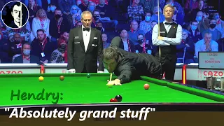 "Just talent and touch", Hendry | Ronnie O'Sullivan vs Neil Robertson | 2021 Grand Prix Final ‒ S1