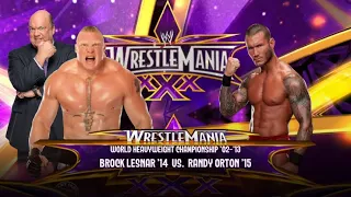 Brock Lesnar vs Randy Orton - World Heavyweight Championship Match | WWE 2K24