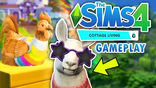 The Sims 4 Cottage Living GAMEPLAY REVEALED (maybe clickbait)