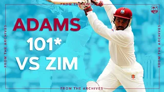 Captain's Innings! | Jimmy Adams Scores 101 Not Out | West Indies vs Zimbabwe 2000 | Classic Test