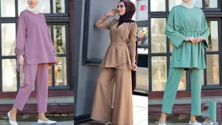 #stylish turkish dresses designs with hijab😍😍