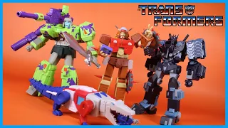 Super7 Ultimates! Transformers Wave 3 G2 MEGATRON ALLIGATICON WRECK-GAR & TARN ACTION FIGURE REVIEW