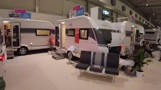 Small 5.7m caravan 2023 Hobby Ontour 390