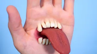 MOUTH GROWS ON HAND SURPRISE!