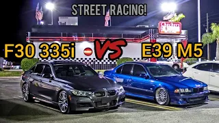 E39 M5 vs F30 335i